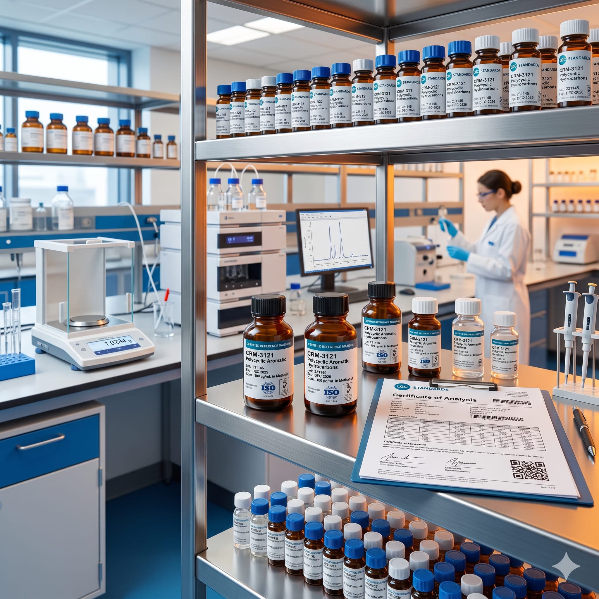 Reference standards laboratory at an Anant Labs manufacturing site
