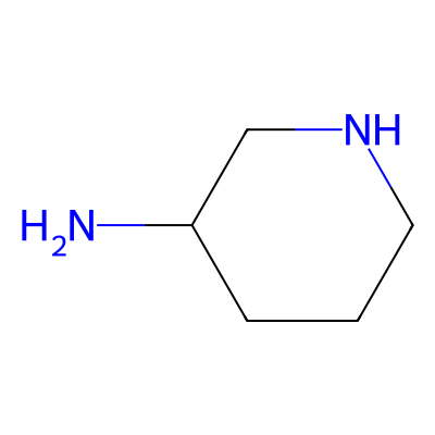 Chemical structure of 3-Aminopiperidine Dihydrochloride