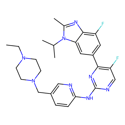 Chemical structure of Abemaciclib