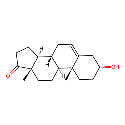 Chemical structure of Prasterone