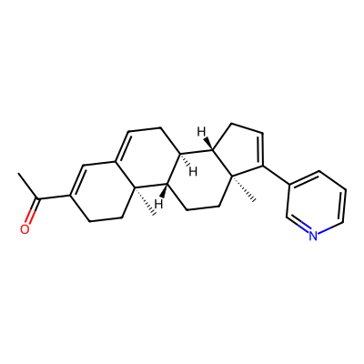 Chemical structure of 3-Deoxy-3-acetyl abiraterone-3-ene