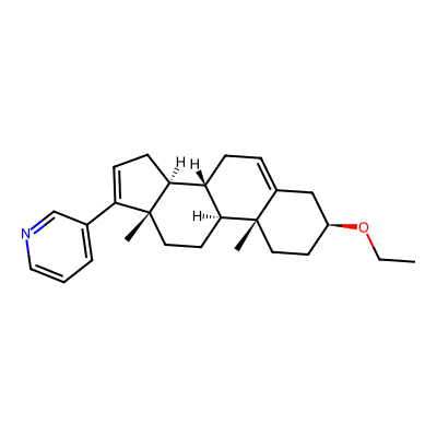 Chemical structure of Abiraterone Ethyl Ether
