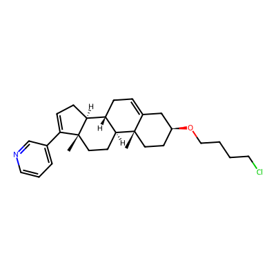 Chemical structure of O-Chlorobutylabiraterone
