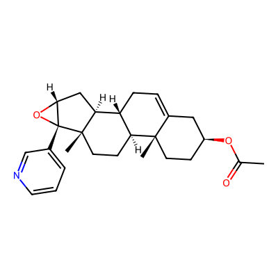 Chemical structure of Alpha-Epoxyabiraterone Acetate