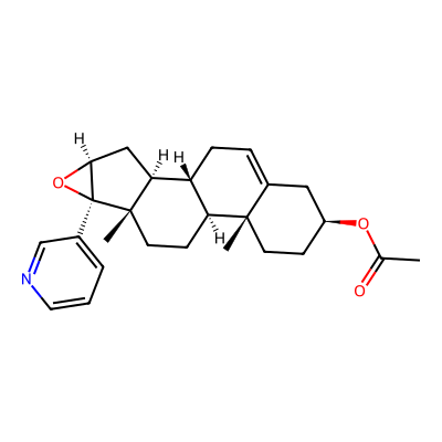 Chemical structure of Beta-Epoxyabiraterone Acetate