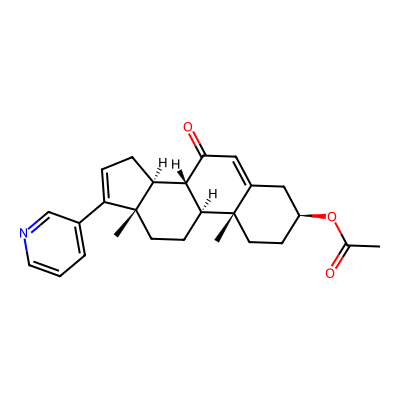 Chemical structure of 7-Ketoabiraterone Acetate
