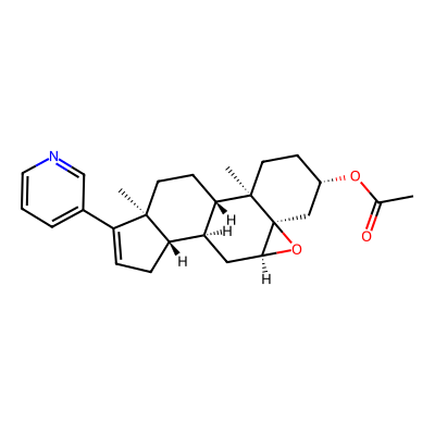 Chemical structure of Abiraterone Acetate-5,6-Epoxide