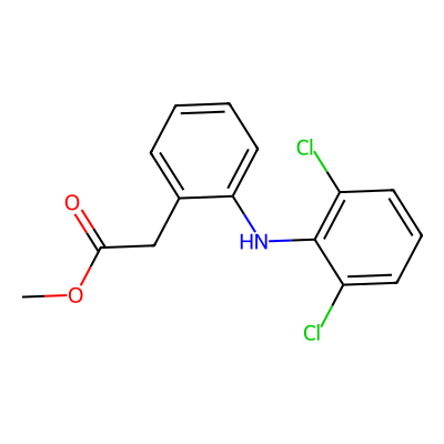 Chemical structure of Aceclofenac EP Impurity B