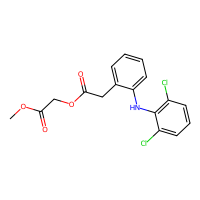 Chemical structure of Aceclofenac EP Impurity D