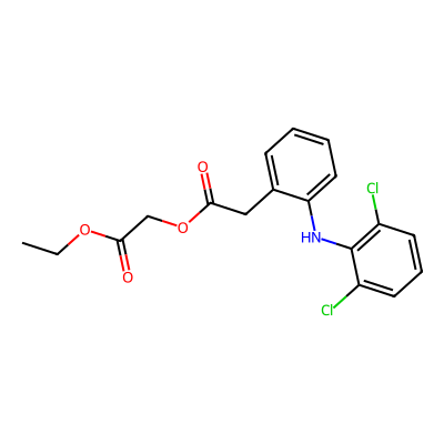 Chemical structure of Aceclofenac EP Impurity E