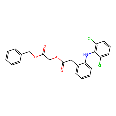 Chemical structure of Aceclofenac EP Impurity F