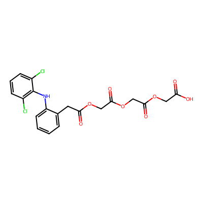 Chemical structure of Aceclofenac EP Impurity H