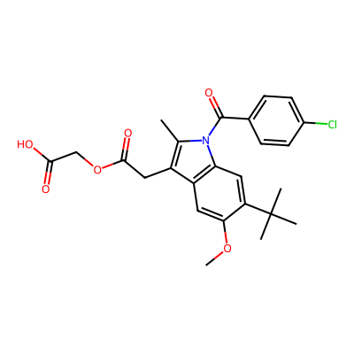 Chemical structure of Acemetacin EP Impurity D