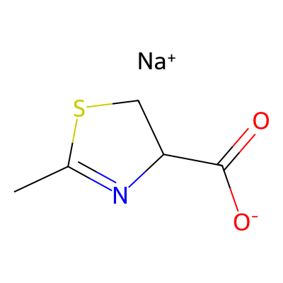 Chemical structure of Acetylcysteine Thiazole carboxylate Impurity