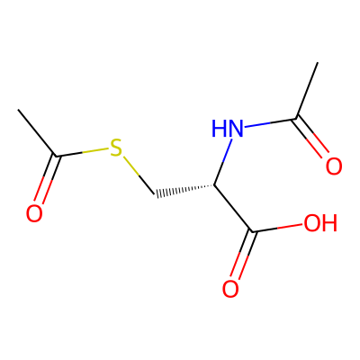 Chemical structure of Acetylcysteine Impurity D