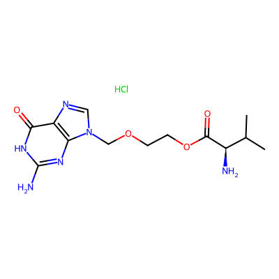 Chemical structure of Valaciclovir Impurity R