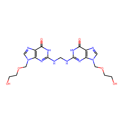Chemical structure of Acyclovir EP Impurity K
