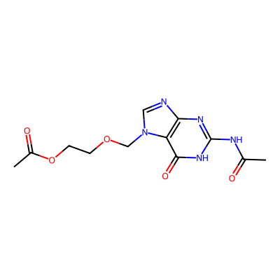 Chemical structure of Acyclovir EP Impurity M