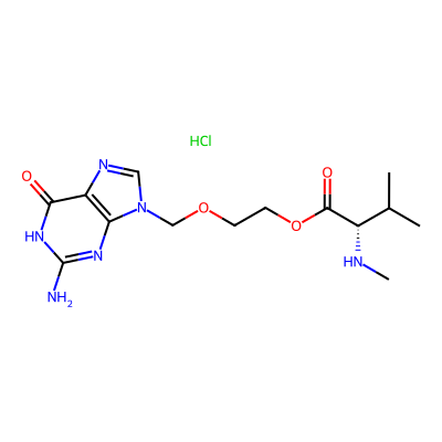 Chemical structure of Valacylovir Impurity C