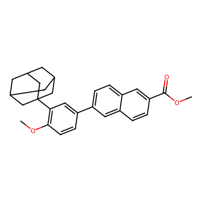 Chemical structure of Adapalene USP Related Compound B