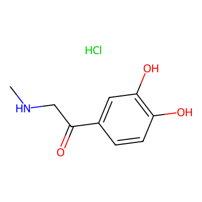 Chemical structure of Adrenaline Impurity C