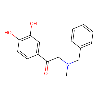 Chemical structure of Adrenaline Impurity E
