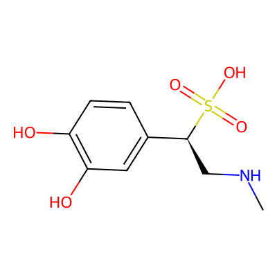 Chemical structure of Adrenaline Impurity F