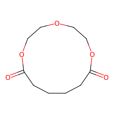 Chemical structure of 1,4,7-Trioxacyclotridecane-8,13-dione