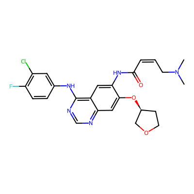 Chemical structure of Cis-Afatinib