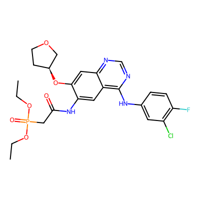 Chemical structure of Afatinib Impurity C