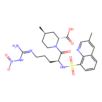 Chemical structure of Argatroban Related Compound A