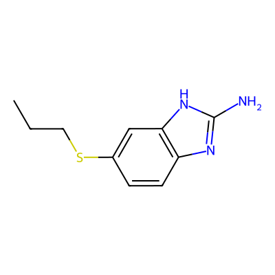 Chemical structure of Albendazole EP Impurity A