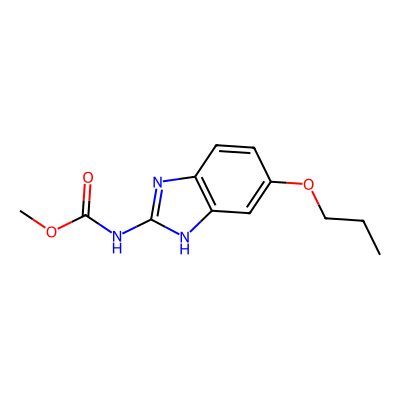 Chemical structure of Albendazole EP Impurity I