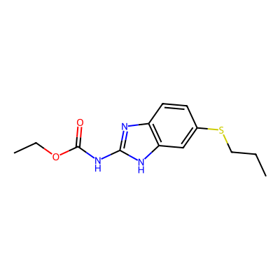 Chemical structure of Albendazole Impurity G
