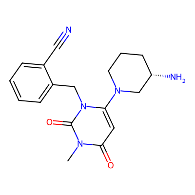 Chemical structure of Alogliptin S-Isomer