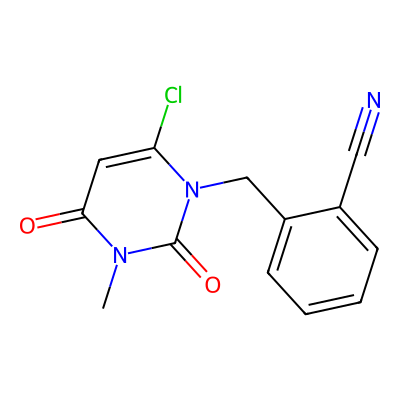 Chemical structure of Alogliptin 6-Chloro Impurity