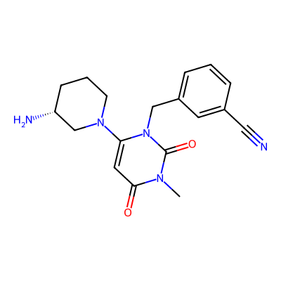 Chemical structure of Alogliptin Impurity B