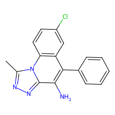 Chemical structure of Alprazolam EP Impurity G