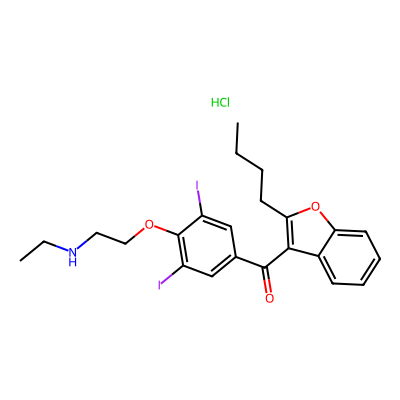 Chemical structure of Amiodarone EP Impurity B