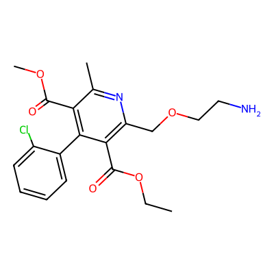 Chemical structure of Amlodipine EP Impurity D (free Base)