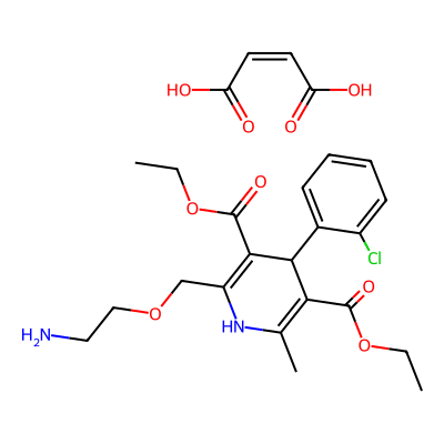 Chemical structure of Amlodipine EP Impurity E (Maleate salt)