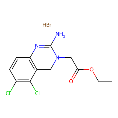 Chemical structure of Anagrelide Ethyl ester