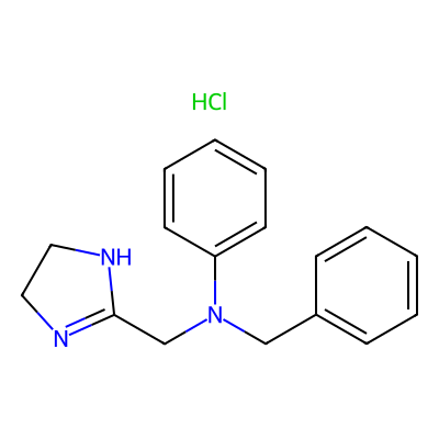 Chemical structure of Antazoline Hydrochloride