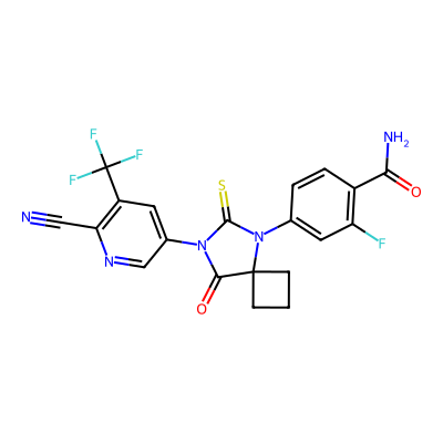 Chemical structure of N-Demethyl Apalutamide