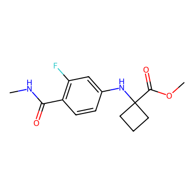 Chemical structure of Apalutamide Methyl Ester Impurity