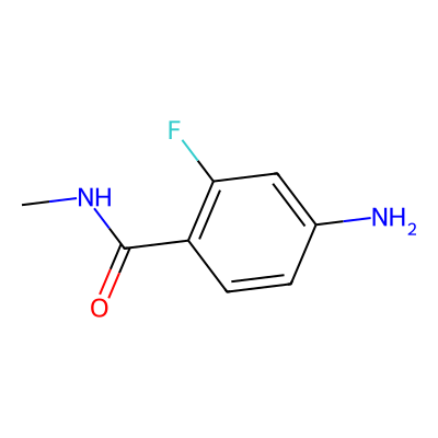 Chemical structure of Apalutamide Amine Impurity