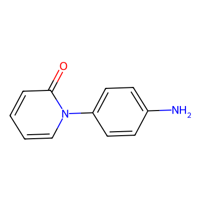 Chemical structure of Apixaban 16