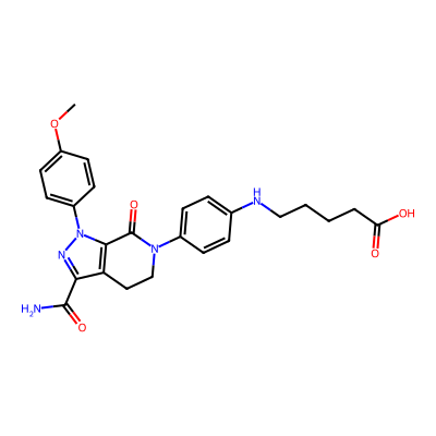Chemical structure of Apixaban Amino Acid Impurity