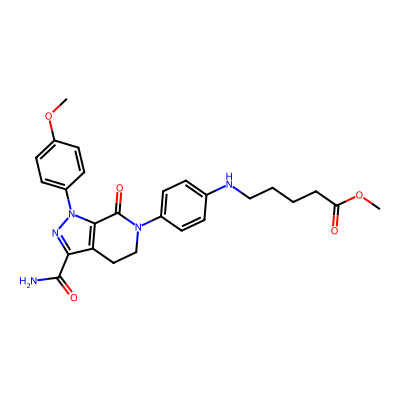 Chemical structure of Apixaban Impurity 16