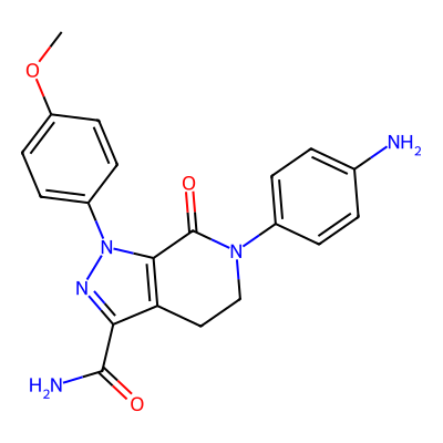 Chemical structure of Apixaban Impurity 17